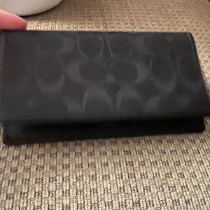 Coach check book holder